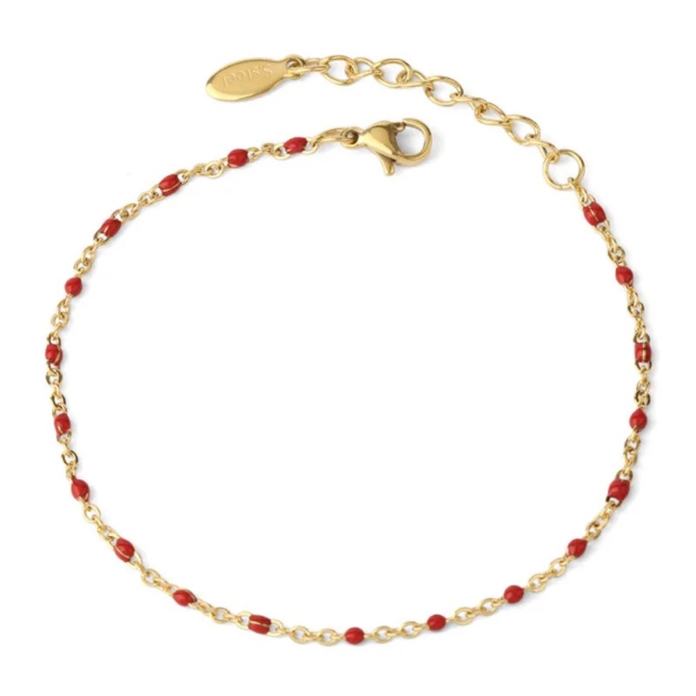 Elegant Multicolor Chain Bracelet - Picture 4 of 6